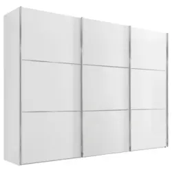 Schwebet&uuml;renschrank in Wei&szlig;