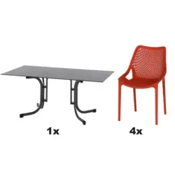 Gartengarnitur 5-teilig