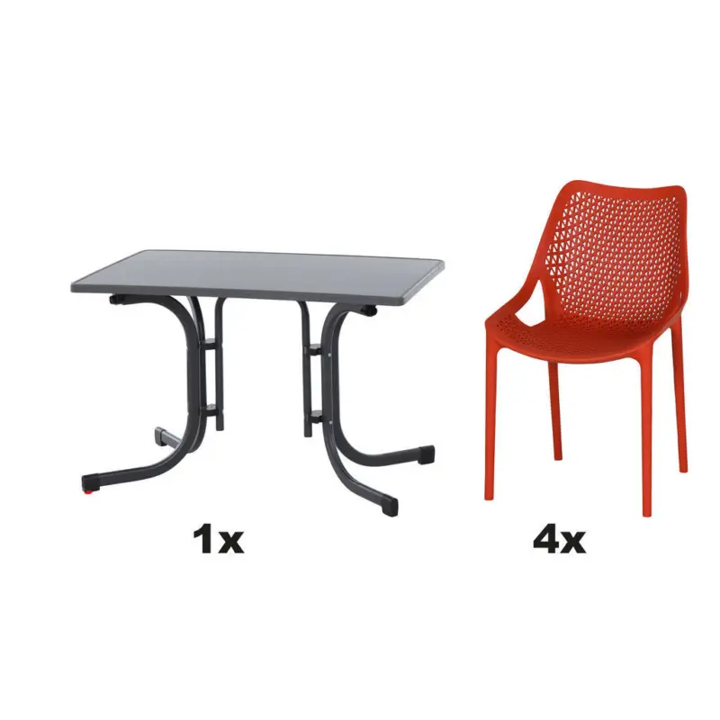 Gartengarnitur 5-teilig