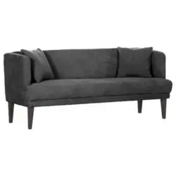 Sitzbank in Textil Anthrazit, Grau