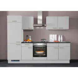 K&uuml;chenblock 310 cm in Hellgrau