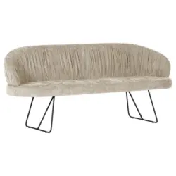 Sitzbank in Textil Beige