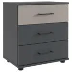 XXXLutz Lauterach - Ihr M&ouml;belhaus bei Bregenz Nachtk&auml;stchen 52/58/38 cm in Graphitfarben, Sahara