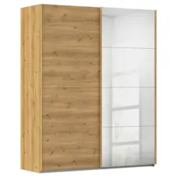 Schwebet&uuml;renschrank in Eichefarben