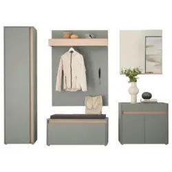 Garderobe 6-teilig in 260/200/40 cm