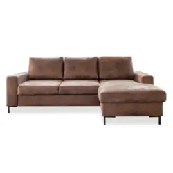 Ecksofa Lofty Lilly in Braun 236/149 cm