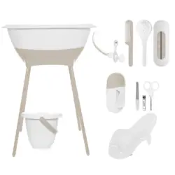 Babybadeset White 8-teilig