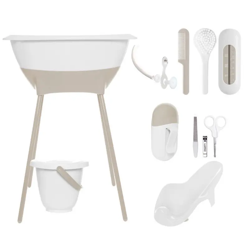 Babybadeset White 8-teilig