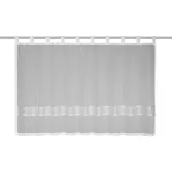 Schlaufenvorhang halbtransparent