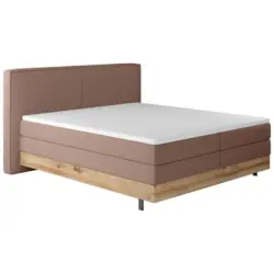 Boxspringbett 180/200 cm in Altrosa
