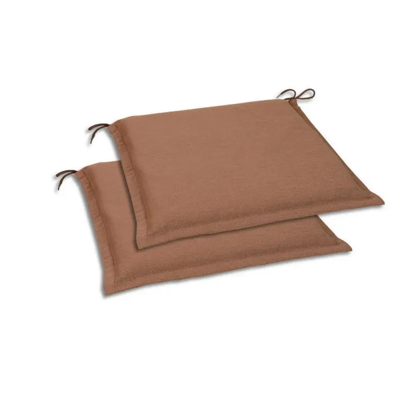 Gartensitzkissenset in Rot Uni