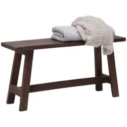 Sitzbank 90/45/25 cm in Braun