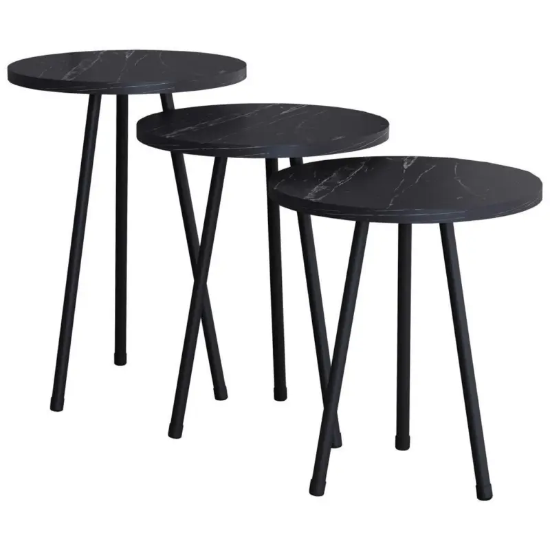 Beistelltischset in Holzwerkstoff 35/51.8/35 cm