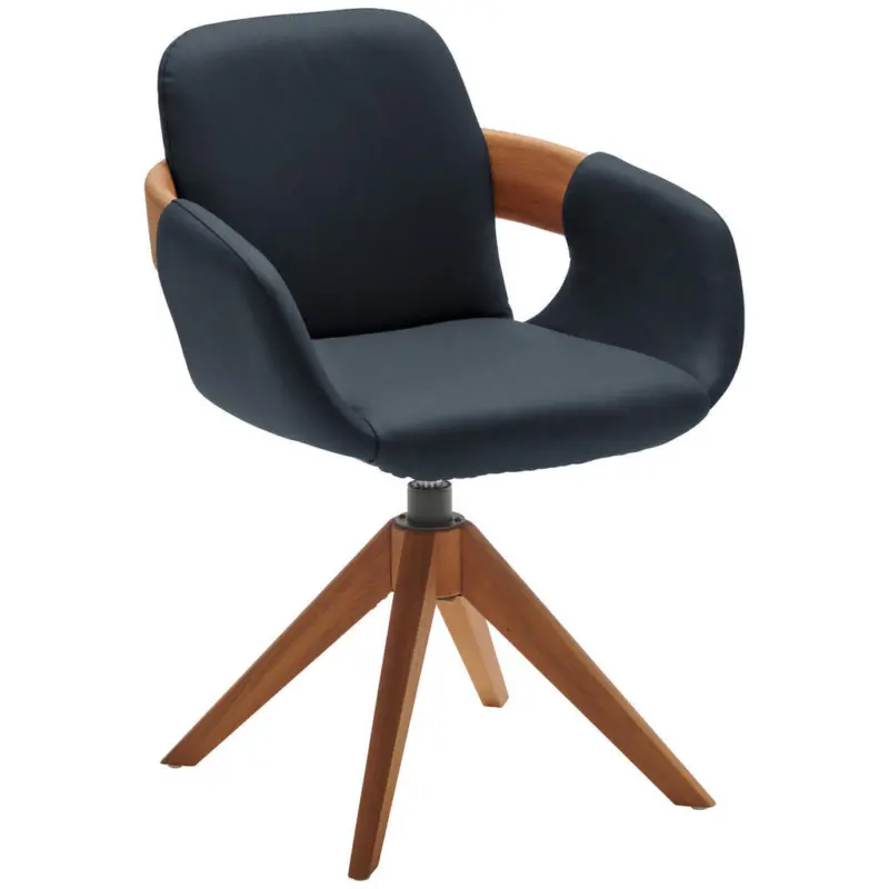 Armlehnstuhl Lederauswahl, Stoffauswahl, Typenauswahl, Sitzfl&auml;che 360&deg; drehbar, automatische R&uuml;ckholfunktion Echtleder