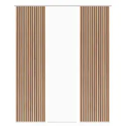 Fl&auml;chenvorhang in Braun blickdicht