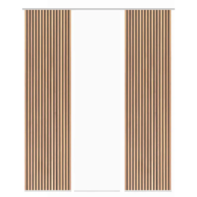 Fl&auml;chenvorhang in Braun blickdicht