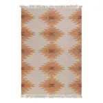 XXXLutz Lauterach - Ihr M&ouml;belhaus bei Bregenz Handwebteppich 80/150 cm Belle Braun, Creme, Koralle