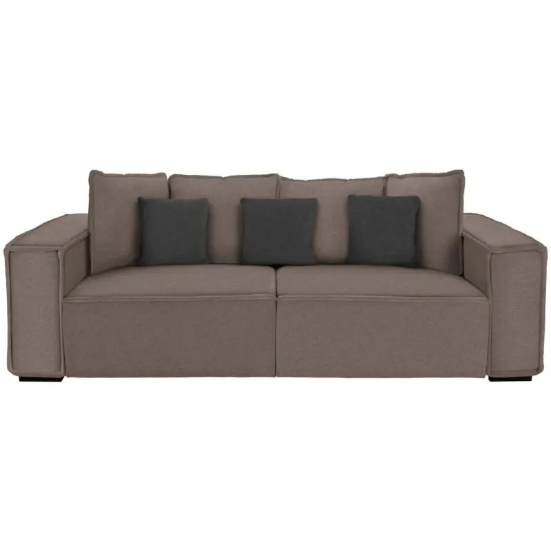 Bigsofa in Taupe, Dunkelgrau