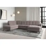 XXXLutz Lauterach - Ihr M&ouml;belhaus bei Bregenz Wohnlandschaft Zora E in Flachgewebe Taupe