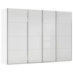 Schwebet&uuml;renschrank in Wei&szlig;