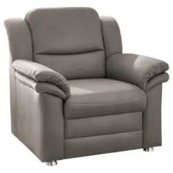 Sessel in Mikrofaser Grau