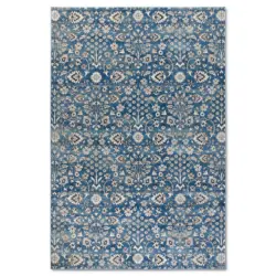 Flachwebeteppich 160/235 cm Kollektion 1869 Blau, Creme