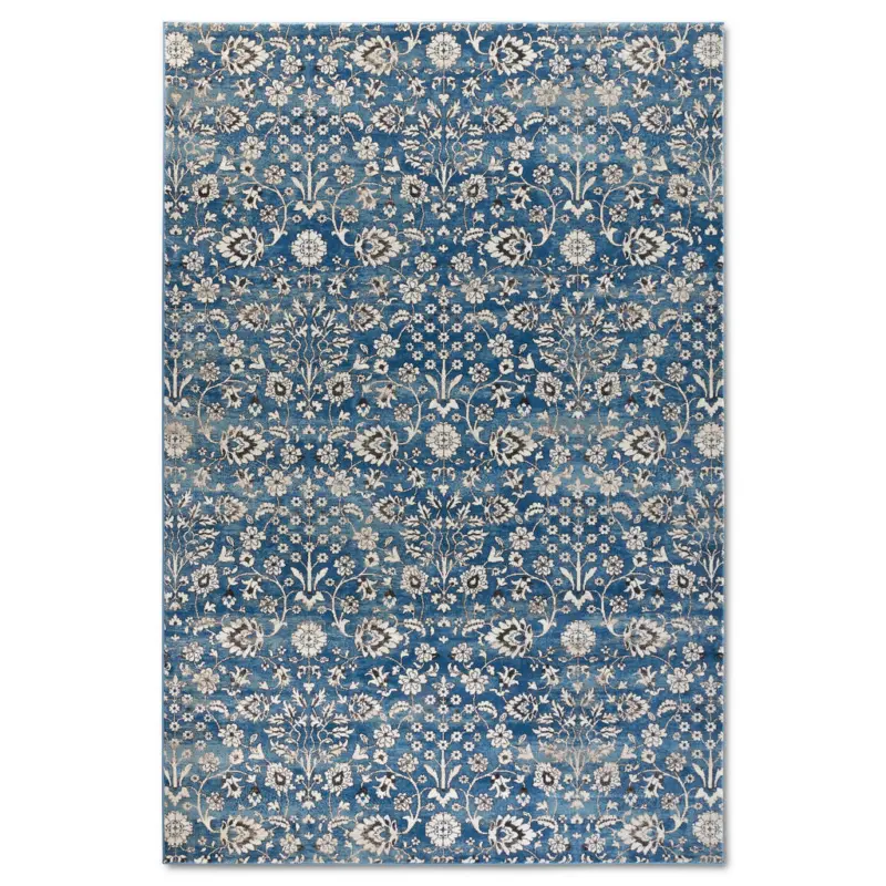 Flachwebeteppich 160/235 cm Kollektion 1869 Blau, Creme