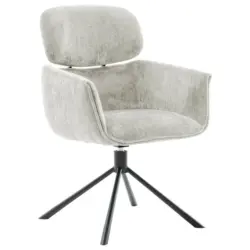 Armlehnstuhl Stoffauswahl, Sitzfl&auml;che 360&deg; drehbar, inklusive Armlehnen Struktur