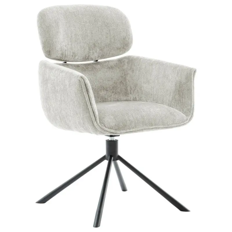 Armlehnstuhl Stoffauswahl, Sitzfl&auml;che 360&deg; drehbar, inklusive Armlehnen Struktur