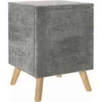 XXXLutz Lauterach - Ihr M&ouml;belhaus bei Bregenz Nachtk&auml;stchen 40/60/40 cm in vollmassiv Eiche Dunkelgrau