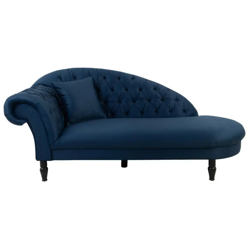 R&eacute;camiere in Velours Dunkelblau