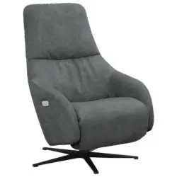 Relaxsessel in Textil Grau