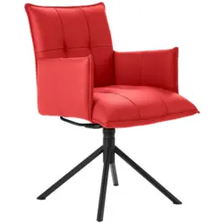 Armlehnstuhl Lederauswahl, Stoffauswahl, Sitzfl&auml;che 360&deg; drehbar Echtleder