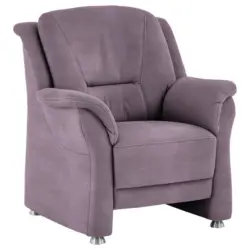 Sessel in Mikrofaser Lila, Flieder