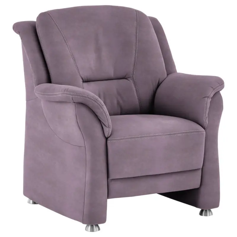 Sessel in Mikrofaser Lila, Flieder