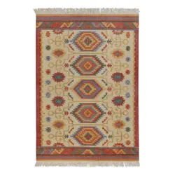 Handwebteppich 140/200 cm Valere Multicolor