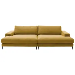 Bigsofa in Cord Goldfarben