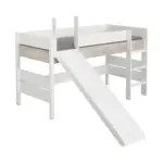 XXXLutz Lauterach - Ihr M&ouml;belhaus bei Bregenz Spielbett Leiter, Rutsche 90/200 cm in Wei&szlig;, Silbereichenfarben