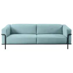 3-Sitzer-Sofa in Cord Hellblau