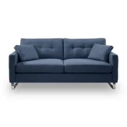 2,5-Sitzer Hera in Flachgewebe Dunkelblau Modern
