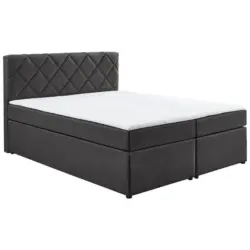 Boxspringbett 180/200 cm in Anthrazit