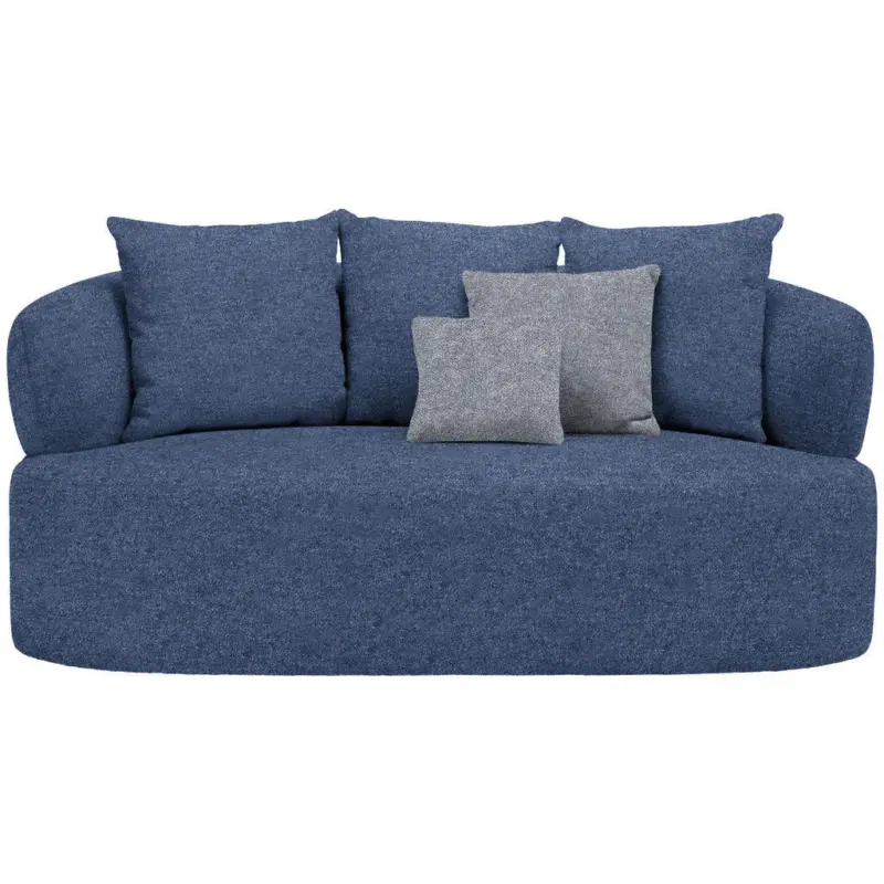 2-Sitzer-Sofa in Flachgewebe Dunkelblau