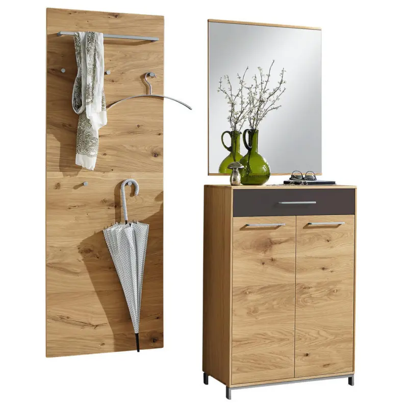 Garderobe 3-teilig in 140/195/37 cm