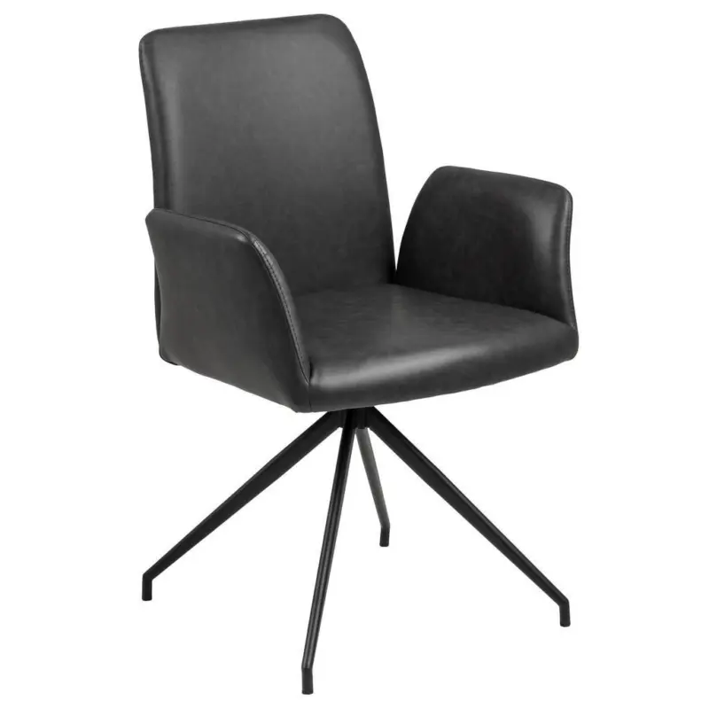 Armlehnstuhl Stoffauswahl Lederlook