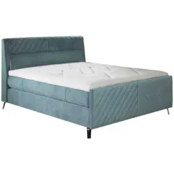 Boxspringbett 160/200 cm in Petrol