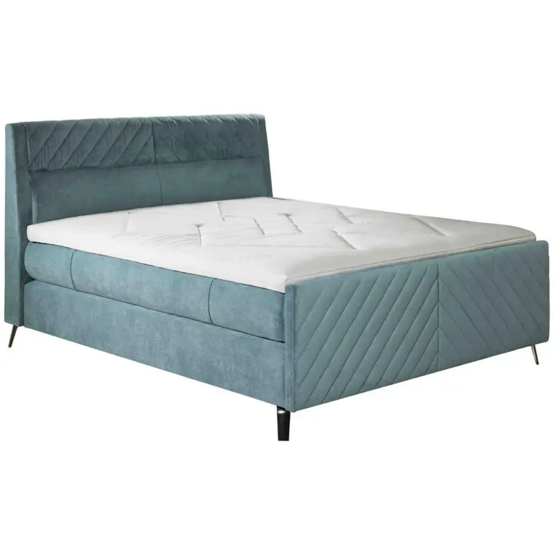 Boxspringbett 160/200 cm in Petrol