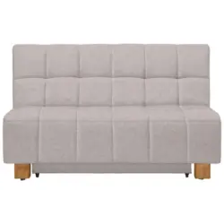 Schlafsofa in Webstoff Naturfarben