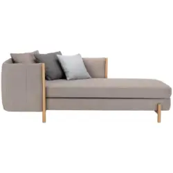 R&eacute;camiere Majka in Pl&uuml;sch Greige