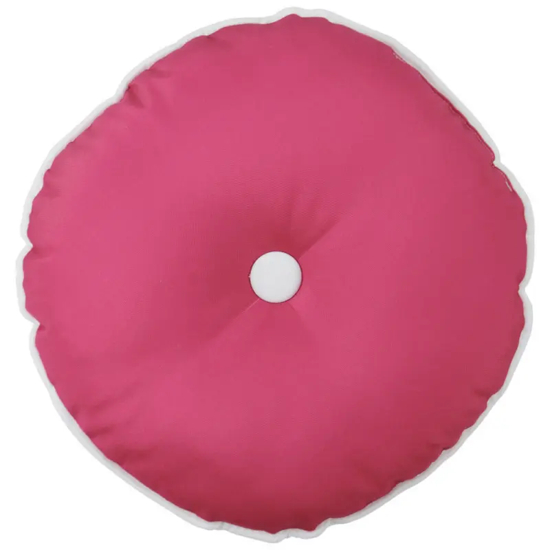 Outdoor-Kissen in Magenta Uni