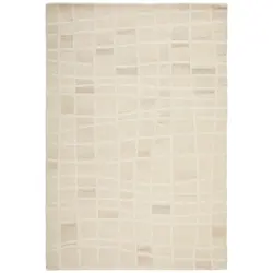 Wollteppich 160/230 cm Beige